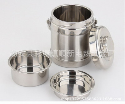 順新不銹鋼直型提鍋 匠心打造的雙層真空保溫良品